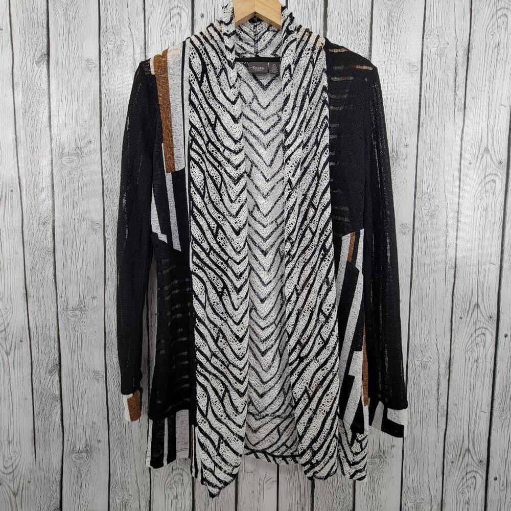 Travelers Collection By Chico's Open Cardigan